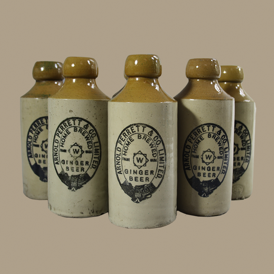 Antique Stoneware Ginger Beer Bottle - Vintage Matters