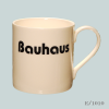 Bauhaus font mug typography