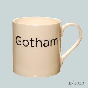 Gotham Font Mug Typography