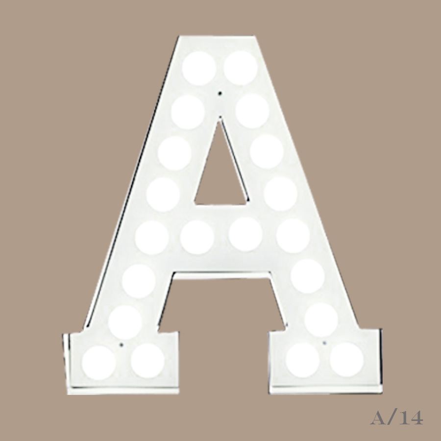 vegaz illuminated letter A