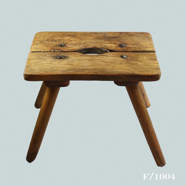 vintage pine stool