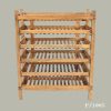 vintage pine bakers rack