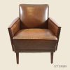 vintage mid century leather armchair