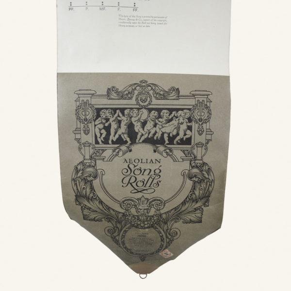 Vintage Piano Music Roll