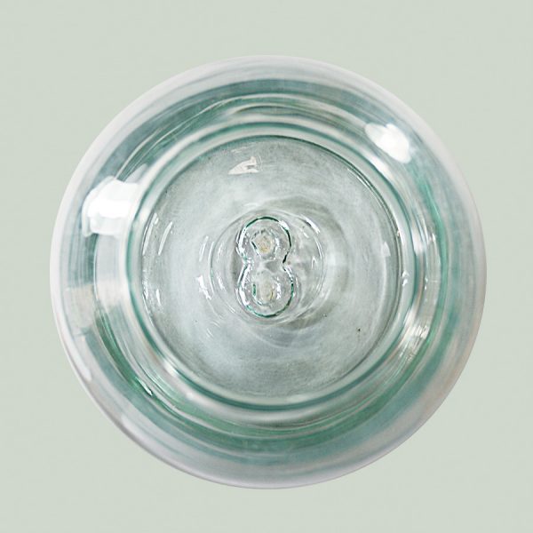 Vintage glass pickling jar