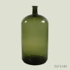 Vintage Oversized Green Glass Bottle