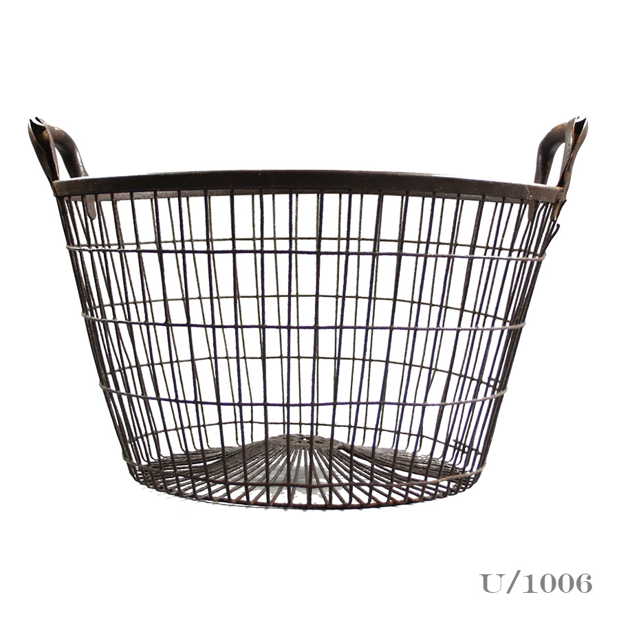 vintage wire storage basket