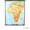 vintage wall map of africa