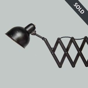 Vintage Scissor Extending Wall lamp