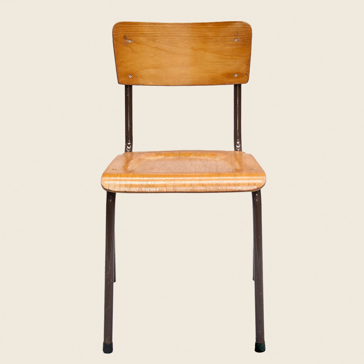 Vintage Stacking School Chairs Plywood