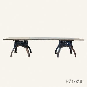 3.4 metre vintage industrial table