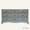 Vintage Chest of Drawers Blue Large