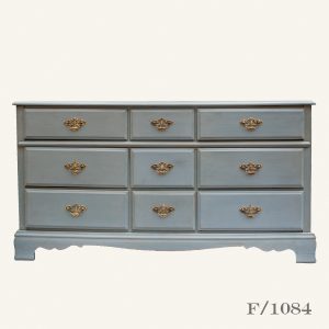 Vintage Chest of Drawers Blue Large