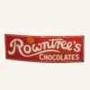 Vintage Rowntrees Chocolates Enamel Advertising Sign