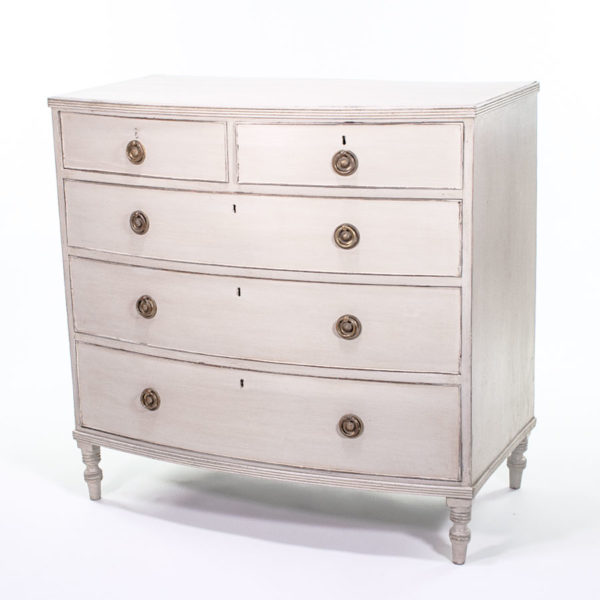 Bow Fronted Vintage Chest of Drawers