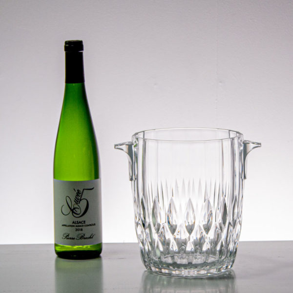 Vintage Crystal Glass Wine Cooler