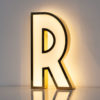Reclaimed White Letter Light R