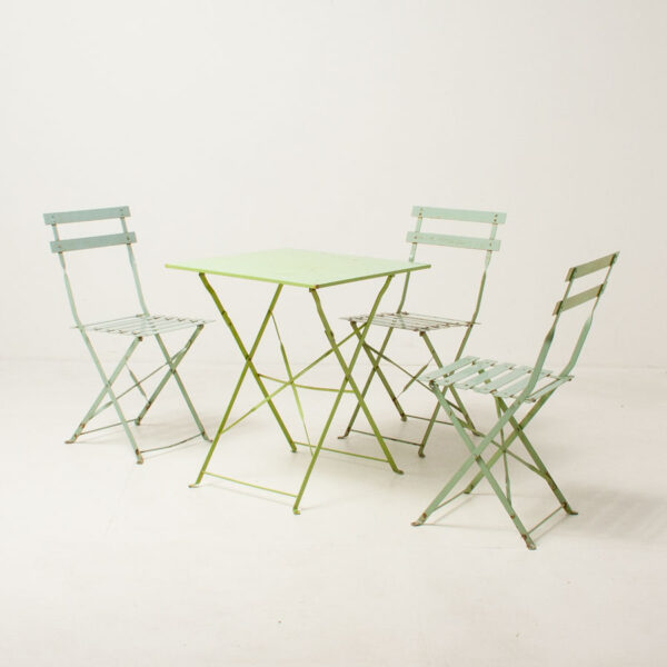 Outdoor Folding Table & Chairs Set