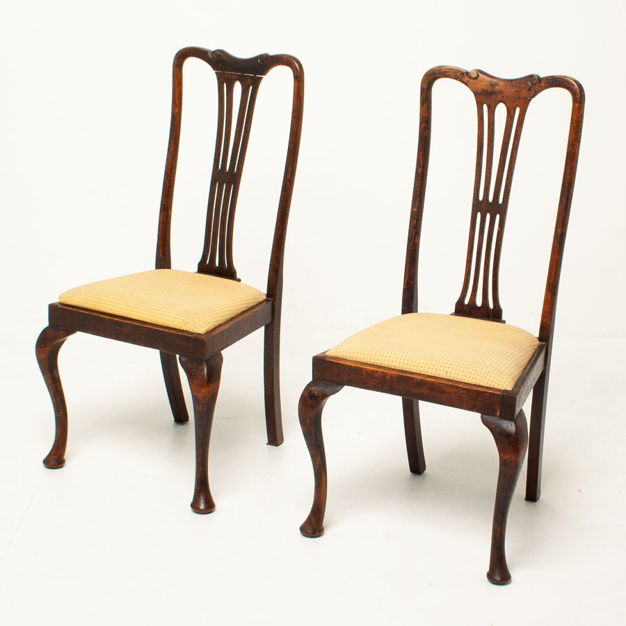 Antique Queen Anne Dining Chairs